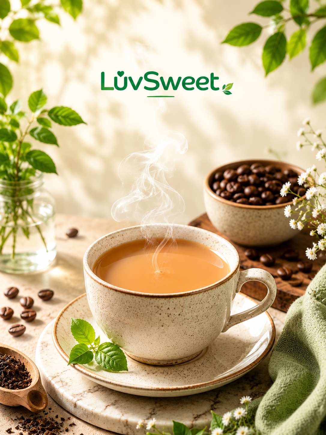 Tea and coffee with LuvSweet